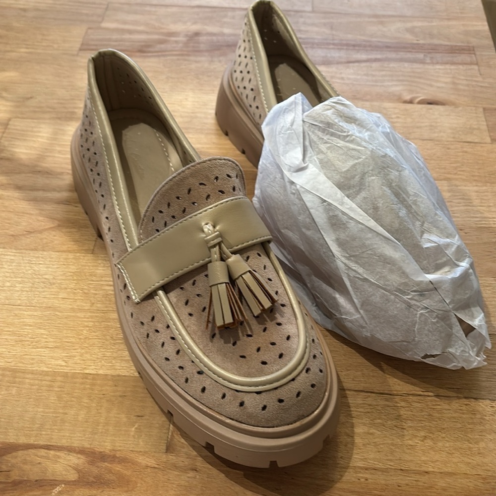 Vera Creation Penny Loafers
Casual Hollow Out Slip On Chunky
Platform Loafers